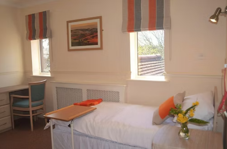 Care home bedroom