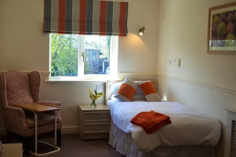 Care home bedroom